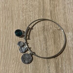 Solvar Ireland Charm Bangle with May Birthstone Gem